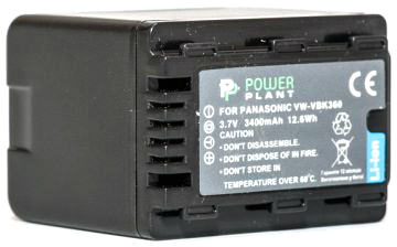 Аккумулятор PowerPlant Panasonic VW-VBK360 3400mAh