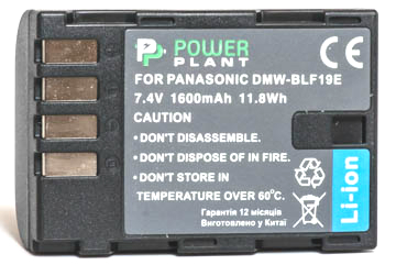 Аккумулятор PowerPlant Panasonic DMW-BLF19 1600mAh
