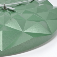 chasy-nastennye-tfa-diamond-3-d-forma-zelenyj-metallik-396x44kh396-mm-fotofox.com.ua-2.jpg