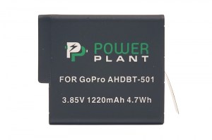 Аккумулятор PowerPlant для GoPro AHDBT-501 1220mAh