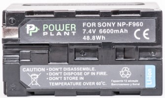 Aккумулятор PowerPlant Sony LED NP-F960 6600mAh
