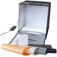 Фотобокс с подсветкой Visico LED-550 (50x50x50см) в комплекте четыре фона