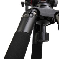 Miliboo MTT702A профессиональный четырехсекционный алюминиевый штатив с гидравлической головой MYT803, максимальная нагрузка 12 кг
