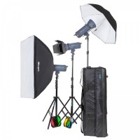 Набор импульсного студийного света Mircopro EX 400S Novel KIT фото