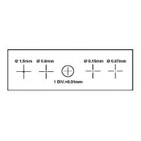 Калибровочная линейка SIGETA X&Y 1мм/100 Div.x0.01мм
