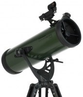 Телескоп Celestron ExploraScope 114AZ - популярный рефлектор Ньютона с корректором фокуса на азимутальной монтировке. 