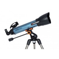Телескоп Celestron Inspire 100AZ - мощный 100мм короткофокусный рефрактор-ахромат на усовершенствованной азимутальной монтировке, отлично подходит для наблюдения как за наземными объектами, так и небесными светилами. Большой 100 мм стеклянный объектив те